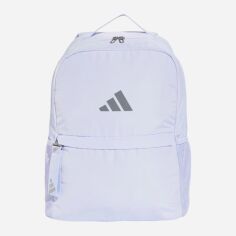 Акція на Рюкзак жіночий спортивний тканинний 20.75 л вміщує формат А4 Adidas Adidas Sp Bp JD2253 Vioton/Ironmt від Rozetka