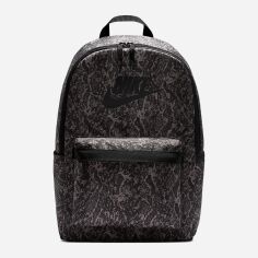 Акція на Рюкзак спортивний тканинний 25 л вміщує формат А4 Nike Heritge Bkpk-Snake HJ8345-289 Сірий від Rozetka