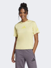 Акція на Футболка бавовняна жіноча Adidas W Z.N.E. Tee JC5400 L Powyel від Rozetka