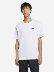 Акція на Футболка бавовняна довга чоловіча Adidas M L Slide Tee JJ4002 S White від Rozetka