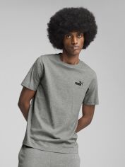 Акція на Футболка бавовняна довга чоловіча Puma Ess Small No. 1 Logo Tee 68253403 M Medium Gray Heather від Rozetka