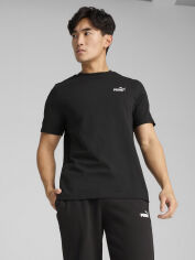 Акція на Футболка бавовняна довга чоловіча Puma Ess Tape Tee 68467401 L Black від Rozetka