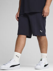 Акція на Шорти бавовняні довгі чоловічі Puma Ess Shorts 10» 68259816 S New Navy від Rozetka