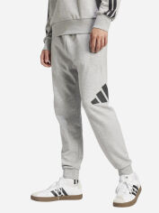 Акція на Спортивні штани утеплені чоловічі Adidas M Bl Ft Pt JE8969 XL Mgreyh/Black від Rozetka