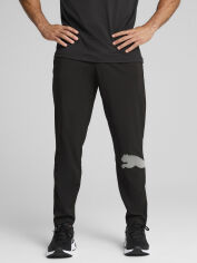 Акція на Спортивні штани чоловічі Puma Tad Big Logo Woven Pant 52672501 M Black від Rozetka