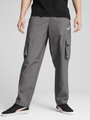 Акція на Спортивні штани чоловічі Puma Ess No. 1 Logo Woven Cargo Pants Op 68266379 M Cast Iron від Rozetka