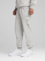 Акція на Спортивні штани чоловічі Puma Ess Logo Lab Execution Sweatpants Tr Cl 68466604 S Light Gray Heather від Rozetka