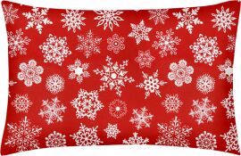 Акція на Наволочка Cosas Winter ранфорс червона 40 x 60 см від Rozetka