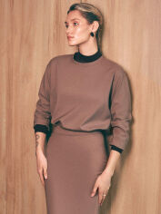 Акція на Джемпер жіночий Seventeen 2258.6254 2XL-3XL Коричневий від Rozetka