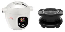 Акція на Мультипіч-скороварка TEFAL Cook4Me+ CY851130 + Насадка-мультипіч TEFAL Cook4me Extra Crisp EY150830 (комплект) від Rozetka