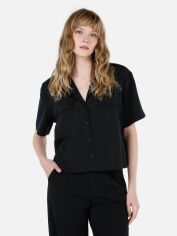 Акція на Сорочка оверсайз жіноча Colin's CL1068238BLK XS Black від Rozetka
