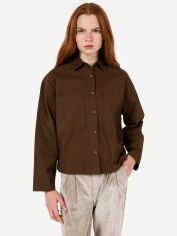 Акція на Сорочка джинсова жіноча Colin's CL1071165BRW XS-S Brown від Rozetka