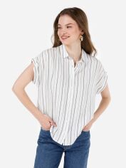 Акція на Сорочка оверсайз жіноча Colin's CL1069187OFW XS Off White від Rozetka