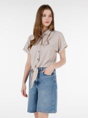 Акція на Сорочка жіноча Colin's CL1069147LBG S Light Beige від Rozetka