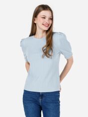 Акція на Блузка жіноча Colin's CL1068087LBL XS Light Blue від Rozetka