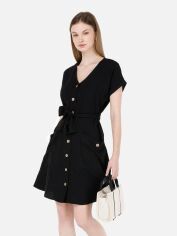 Акція на Сукня коротка літня жіноча Colin's CL1068537-BLK S Чорна від Rozetka