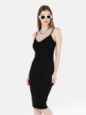 Акція на Сукня міді літня жіноча Colin's CL1069059BLK M Black від Rozetka