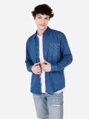 Акція на Сорочка джинсова літня чоловіча Colin's 021 Joel CL1068558-DN02534 XXL Синя від Rozetka