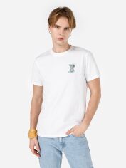 Акція на Футболка бавовняна довга чоловіча Colin's CL1069476OFW XL Off White від Rozetka