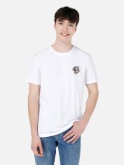 Акція на Футболка бавовняна довга чоловіча Colin's CL1067776WHT 2XL White від Rozetka