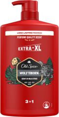 Акція на Гель для душу + шампунь Old Spice Wolfthorn 3-в-1 1 л від Rozetka
