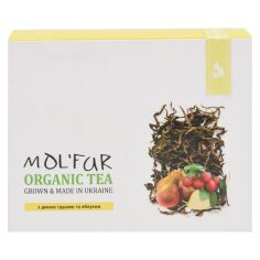 Акція на Чай чорний кипрійний Molfar зі шматочками дикої груші та яблуками 50 г від Rozetka