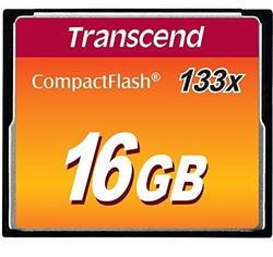Акція на Карта памяти TRANSCEND CF 16GB 133X R50/W20 MB/s (TS16GCF133) від MOYO