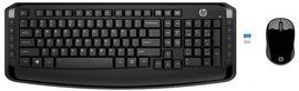 Акция на Комплект беспроводной HP клавиатура и мышка 300 (3ML04AA) от MOYO