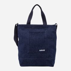 Акція на Сумка шопер чоловіча тканинна Levi's 963327627 Синя від Rozetka