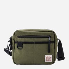 Акція на Сумка крос-боді через плече чоловіча тканинна Levi's 253068263 Зелена від Rozetka