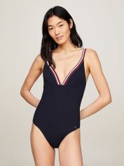 Акція на Суцільний купальник жіночий Tommy Hilfiger 486769530 XS Синій ( 1159825089) від Rozetka