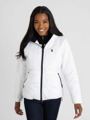 Акція на Куртка демісезонна жіноча U.S. Polo Assn 327162555 L Біла від Rozetka
