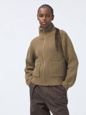 Акція на Кардиган в'язаний жіночий Uniqlo 102070433 M Коричневий від Rozetka