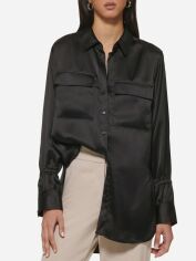 Акція на Сорочка жіноча Donna Karan NY (DKNY) 864428247 S Чорна від Rozetka