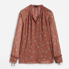 Акція на Блузка жіноча Massimo Dutti 5183833610c17 S Коричнева від Rozetka