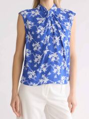 Акція на Блузка жіноча Calvin Klein 522999048 XL Синя від Rozetka