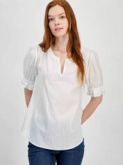 Акція на Блузка жіноча Tommy Hilfiger 842391132 L Біла від Rozetka
