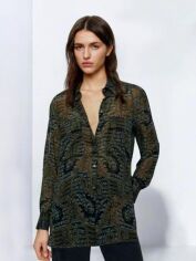 Акція на Блузка жіноча Massimo Dutti 5180807500c16 36 Комбінована від Rozetka