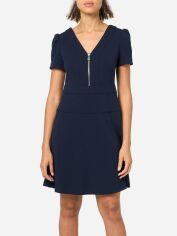 Акція на Сукня коротка осіння жіноча Donna Karan NY (DKNY) 572827609 0 Синя від Rozetka