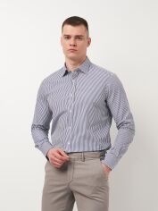 Акція на Сорочка бавовняна чоловіча Massimo Dutti 161455407p07 M Комбінована від Rozetka
