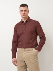 Акція на Сорочка бавовняна чоловіча Massimo Dutti 143348122c17 S Бордова від Rozetka