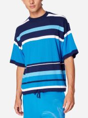 Акція на Футболка довга чоловіча Armani Exchange 138897442 S Синя від Rozetka