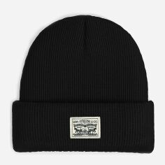 Акція на Шапка чоловіча Levi`s 866233637 One Size Чорна від Rozetka