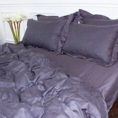 Акція на Комплект постільної білизни MirSon Satin Жакард Great stone 143х210 від Rozetka