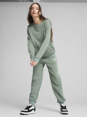 Акція на Спортивний костюм жіночий Puma Relaxed Sweat Suit Tr Cl 68507430 M Green Moon від Rozetka