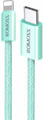 Акція на Romoss Cable USB-C to Lightning CB1734 9V 3A 1m Green (CB1734-631-414H) від Stylus