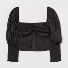 Акція на Топ жіночий H&M 8884732wer 40 Чорний від Rozetka