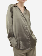 Акція на Блузка жіноча H&M 9397037wer XS Хакі від Rozetka