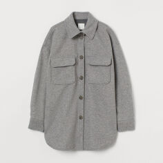Акція на Куртка демісезонна жіноча H&M 8986945wer S Темно-сіра від Rozetka