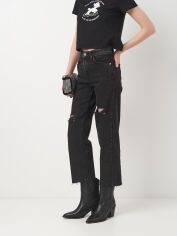 Акція на Джинси Regular Fit жіночі Bershka 532819810p08 34 Темно-сірі від Rozetka